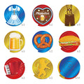 Generic Munich Oktoberfest Swirl Decorations Gold PVC Party Hanging Streamers by Deal US