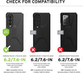 Slim Shock-Absorbent Case for Samsung Galaxy Z Fold3 5G (2021) Black by Merch Section