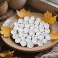 winemana Mini Pumpkins Fall Decorations 80 Pack White Resin Small by Deal US