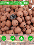 TOYPOPOR Leca Clay Pebbles Grow Media 6 Quarts Lightweight Clay Balls by Deal US