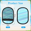 Sociaooil Sand Wipe Off Mitts, 2Pcs Beach Sand Remover Cleaner Mitts Bag, Soft Beach Travel Wipe Off Mitt for Summer Ocean Beaches Outdoor Activities Surf Volleyball Sandboxes Accessories, Purple&Blue