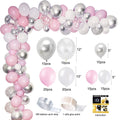 Shempeium Winter Onederland 1st Girl Banner Snowflake Pink Garland by Deal US