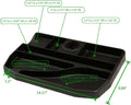 Mind Reader Under Desk Sliding Compartment Organizer, Black by Vanessa Jane