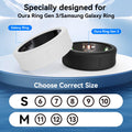 Silicone Smart Ring Cover 4-Pack – Fits Oura Ring Gen 4/3, Samsung Galaxy Ring, RingConn, Ultrahuman Air | Scratch Protection