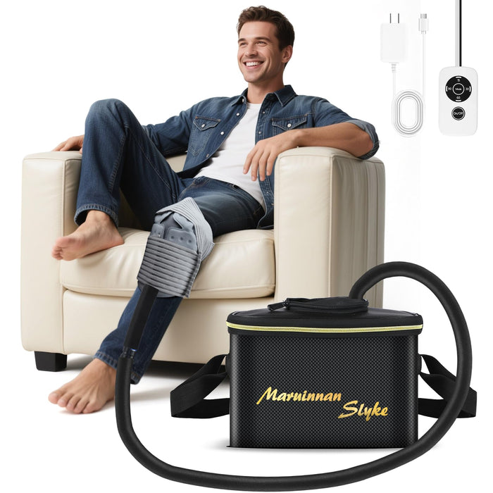 MarvinnanSlyke Portable Ice Machine Knee Cold Therapy Recovery System Medium by Deal US