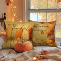 Benjia 20x20 Throw Pillow Covers Set of 4 Watercolor Forest Pumpkin Autumn by Deal US