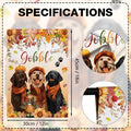 MEHOFOND Fall Happy Thanksgiving Garden Flag Double Sided 12x18in by Deal US