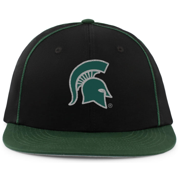Pacific Headwear NCAA Michigan State Team Flatbill Cap Green OS by Deal US
