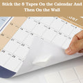 Lbylyhxc 2026 Yearly Wall Calendar Planner X-Large 34.7x22.8 Colorful by Deal US