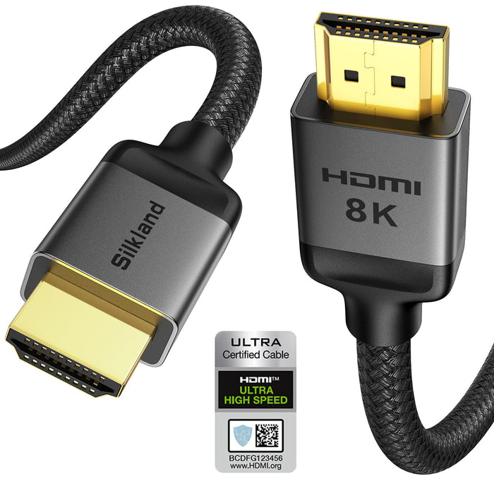 HDMI 2.1 Cable, [4K@240Hz 144Hz 120Hz, 8K@60Hz] 1440P Ultra High Speed