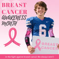 PABOBIT Breast Cancer Awareness Pink Ribbon Arm Sleeves Football 1 Pair Size by Deal US