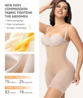 M MYODRESS Shapewear Tummy Control Fajas Body Shaper Stage 2 Tan Size L by Deal US