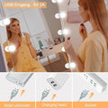 Vanity Lights for Mirror,Premtess Hollywood Style Vanity Lights with 10 dimmable by Vanessa Jane