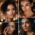 Mity Rain Face Glitter Gems Stickers 10 Sheets Star Freckles Single Pattern by Deal US