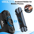 Armband 360°Rotatable For Iphone 16 15 14 13 Pro Max Plus Samsung Galaxy Note S2