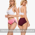 CAILECOTTON Womens Underwear Cotton Panties for Women Plus Size Panties Pack 2/5 by Deal US