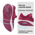 Git-up Women's Arch Support Walking Shoes Orthopedic Sneakers Red Size 9.5 by Deal US