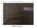 Tinakim Jacquard Brocade Faux Silk Fabric Grey Cut by The Yard by Deal US