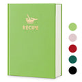 TSFPapier Hardcover Recipe Book 7x9.6in B5 160 Pages Leather Cover DarkRed by Deal US