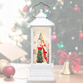 Little Glee Christmas Lantern LED Music Holiday Decoration Angel Tree Resin by Deal US