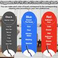 XANGNIER Hard Bristle Crevice Cleaning Brush 3 Pcs Multicolor by Deal US