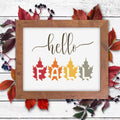 Vloso 16 Pcs Fall Stencils 5x5 Inch Reusable Thanksgiving DIY Crafts by Deal US