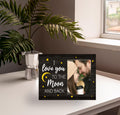 CAIFZ I Love You to the Moon and Back Picture Frame 4x6 Gift for Couple by Deal US
