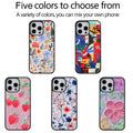 Vibes iPhone 16 Case - Slim, Colorful Blooming Flower Art for a Vibrant Look