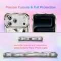 Ripple Wave 3D Chrome Case for iPhone 17 Pro Max Silver by Merch Section
