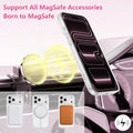 Magnetic Polka Dot Case for iPhone 17 Pro 6.3" White Clear Slim Shockproof Cover by Merch Section