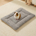 SOMAHE 3D Snow Fleece Small Animal Bed Grey 10x13.7x1 Inch by Deal US
