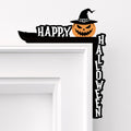 SIXEIGHT Halloween Pumpkin Witch Hat Door Corner Sign Decoration 8.5x6.9" by Deal US