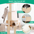 YITMOYM Trimmable Cat Scratcher Mat 39.4x15.8in Self-Adhesive Felt Fiber by Deal US
