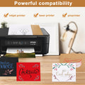 Silunkia Black Blank Greeting Cards 4x6 Heavyweight Flat Cardstock 20 Pack by Deal US