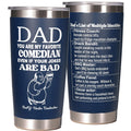 Carselage Stainless Steel Tumbler 20Oz Navy Blue Fathers Day Gift Dad by Deal US