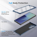 Slim Case for Samsung Galaxy Z Fold 7 5G with Built-in Screen Protector Blue by Merch Section