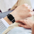 Watch Silicone Sport Band Black — Soft Breathable Strap for Series 3-11, SE & Ul