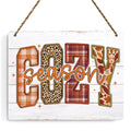 BELLOWDEER Hey There Pumpkin Rustic Wood Hanging Sign Fall Decor 8x10 Inches by Deal US