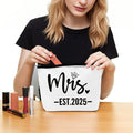 Cyntan Mrs Makeup Bag Bridal Shower Engagement Wedding Bachelorette Gift by Deal US