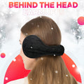 Venswell Knit Ear Muffs Winter Soft Fleece Adjustable Zz-black+white 2 PCS by Deal US