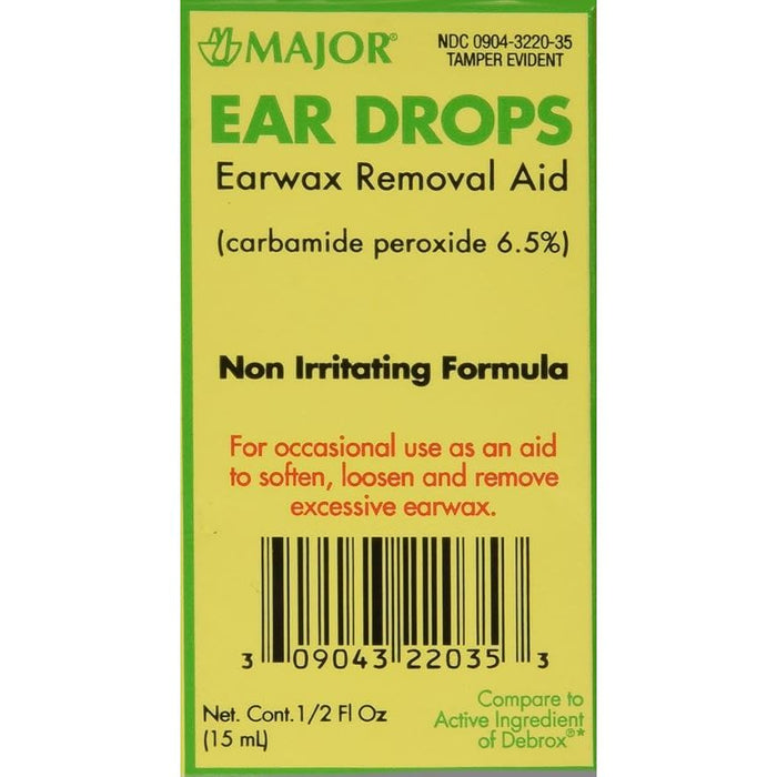 Leader (Tm) Ear Drops Wax Removal Kit Syringe & Drops 0.5 Oz(Compare To Debrox) by Pasteur Pharmacy