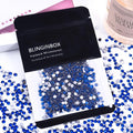 Blinginbox Glass Rhinestones SS30 6.4-6.6mm 288pcs Sapphire by Deal US