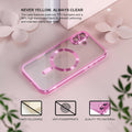 Magnetic Case for iPhone 16 6.1" Hot Pink Clear Soft Cover by Merch Section