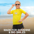 Kanu Surf Girls Rash Guard UPF 50+ Short Sleeve Swim Shirt Daria Size 8 by Deal US