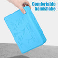 Halloscume Cork Yoga Blocks 2 Pack High Density Non Slip Teal Color by Deal US