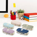 Sonuimy Large Capacity Pencil Case Pouch Zipper Organizer Green by Deal US