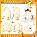 Geelin 24 Pack Wooden Pumpkin Picture Frame DIY Crafts 5.5x7.48 inches by Deal US