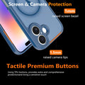 17 Case Blue — Military Grade Shockproof, 360° Full-Body Protection, Scratch-Resistance