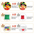 HiParty Thanksgiving Toss Game with 4 Bean Bags, Classic Fall Festival Design by Deal US