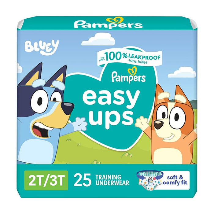 Pampers Easy Ups Training Underwear Boys Size 4 2T3T, 25 Count by Pasteur Pharmacy